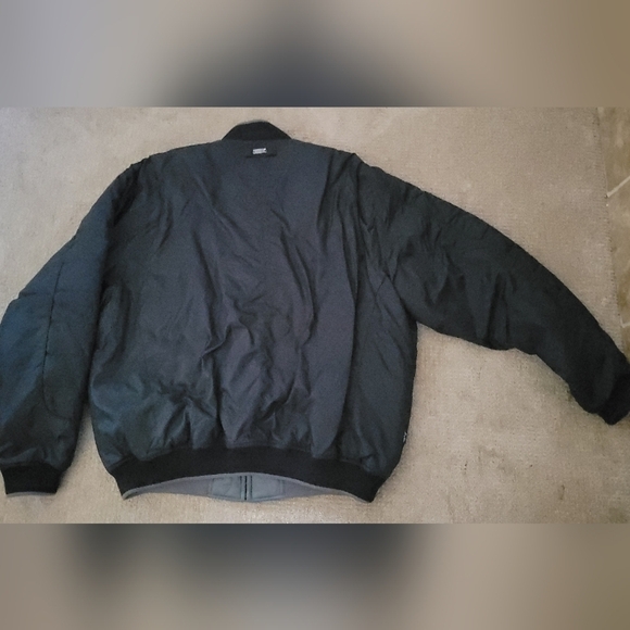 Sean Johns Reversible Men's Black Bomber Jacket - Picture 8 of 10